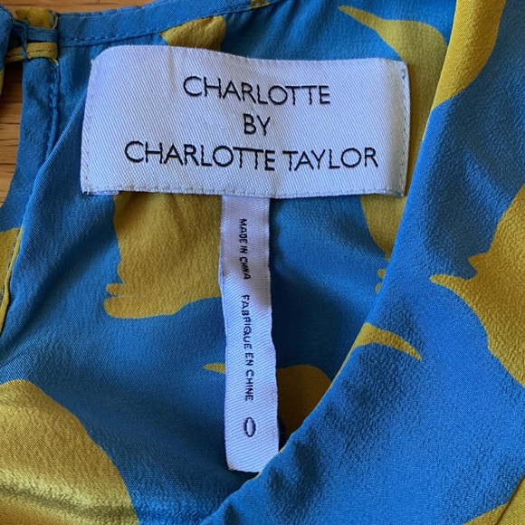 Adorable 💙💛Silk top📍FIRM📍 - Picture 3 of 16